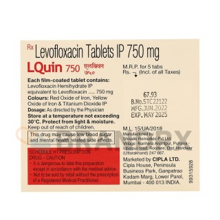 LQuin 750 mg Cipla