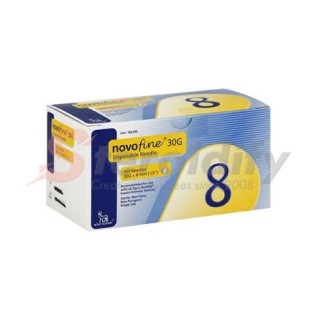 Insulin Needles Novofine 8mm 100pcs Novo Nordisk