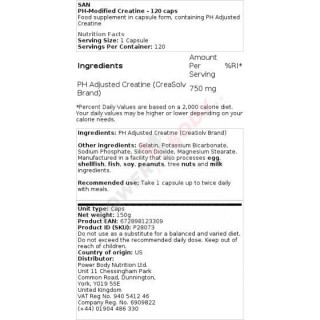 San Ph Modified creatine San